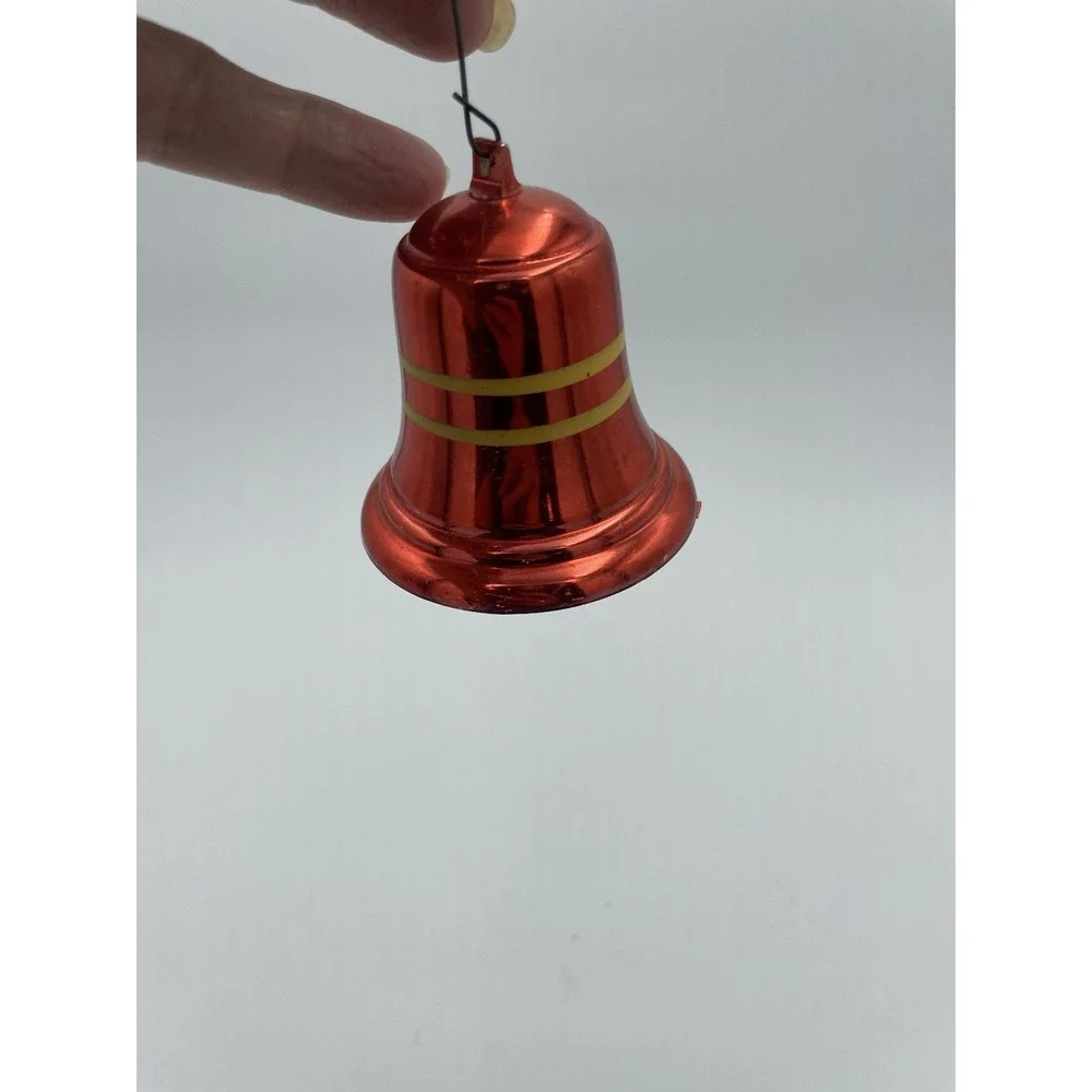 Vintage Lot 14 of  Metal & Plastic MCM Christmas Ornament Bells‎